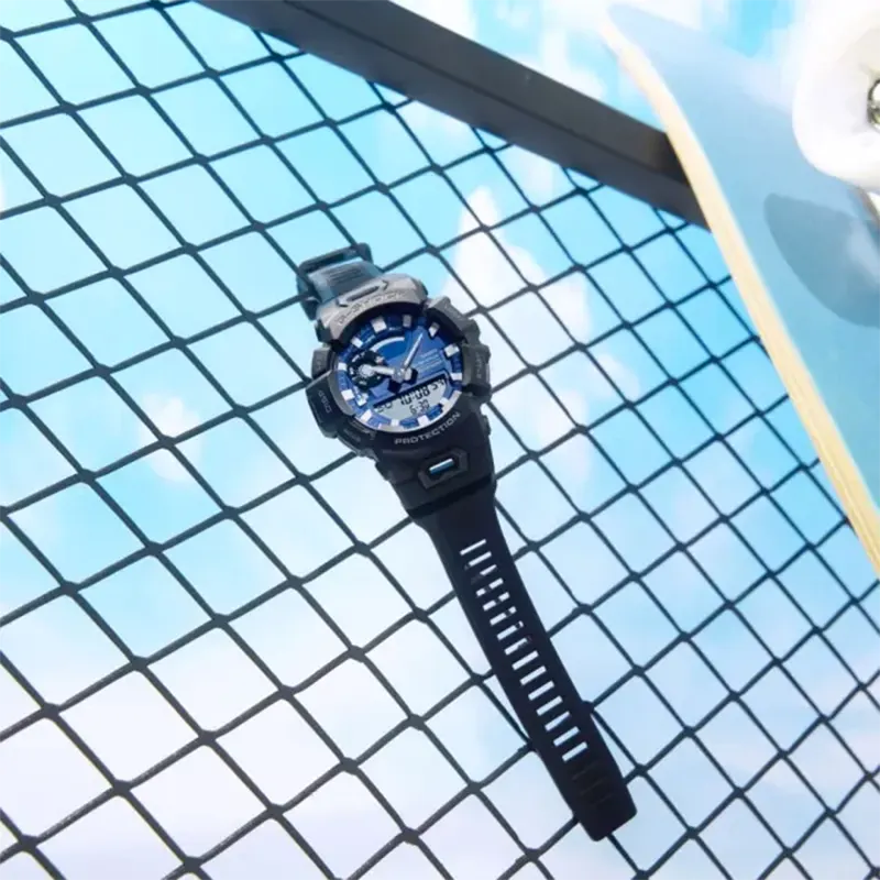 Casio G-Shock Sporty Bluetooth Step-tracking Blue Men's Watch- GBA-900CB-1A